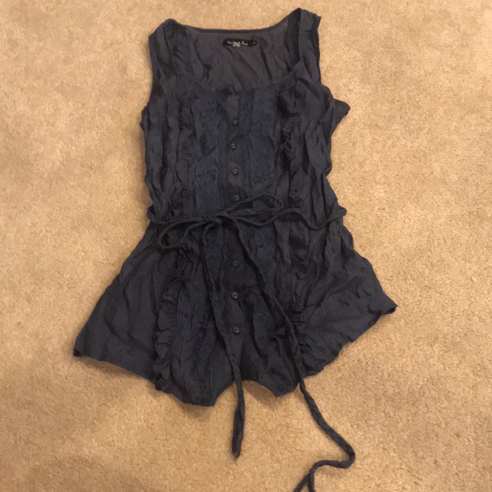 Navy tank top